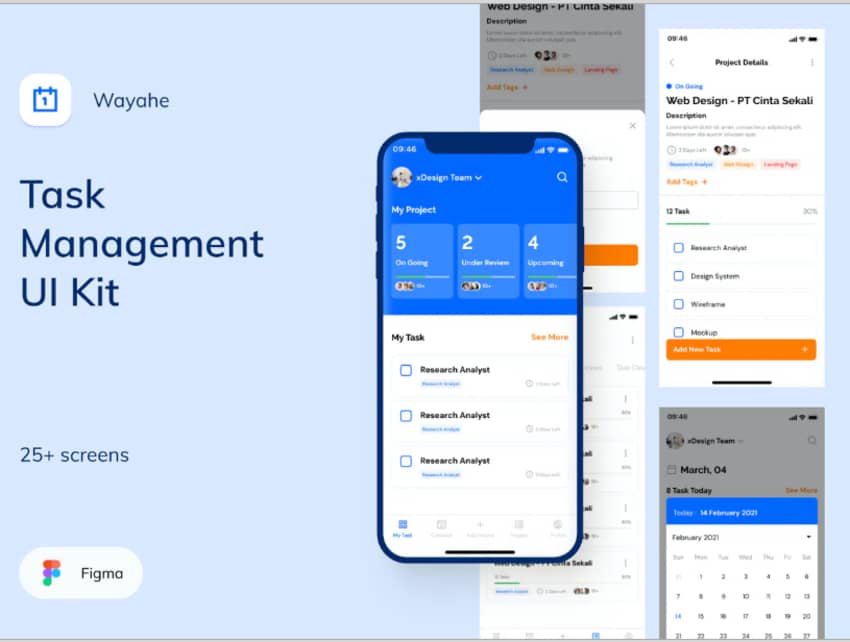 Mobile App UI Kit - iOS & Android Components