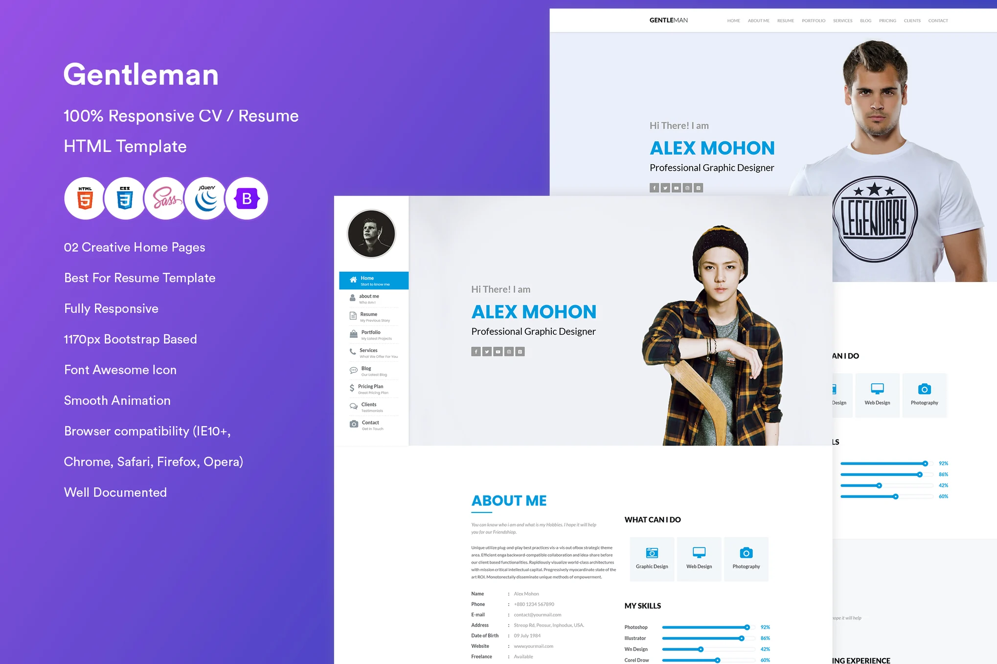 Professional Resume & CV Template Bundle