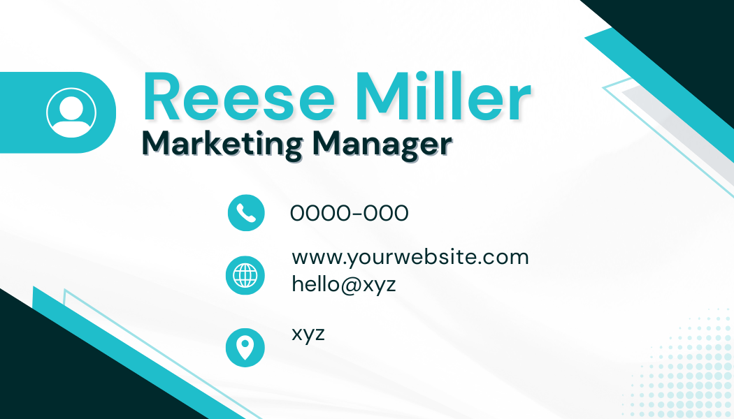 Business Card Design Template 8